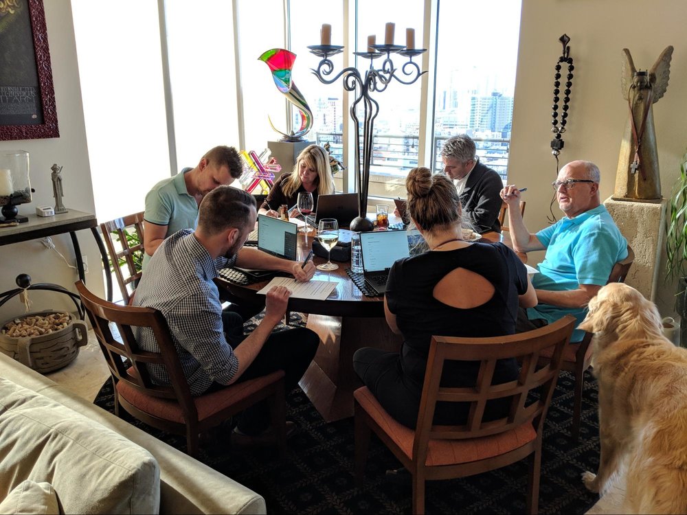 One of our small apartment focus groups in a high-end Denver, CO asset.