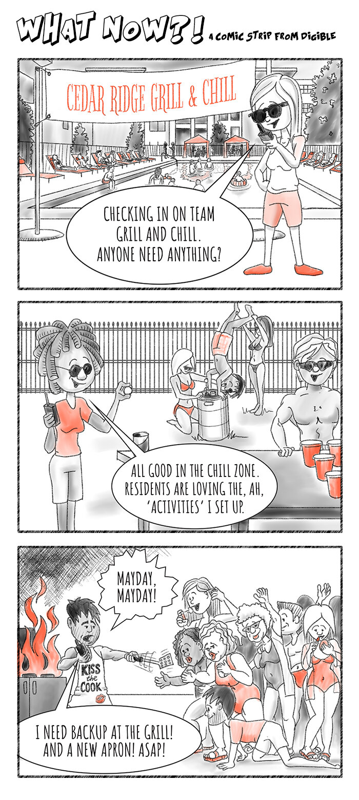 grill and chill comic