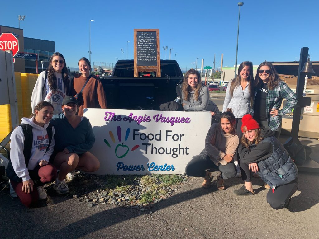 Digible volunteers at Food For Thought
