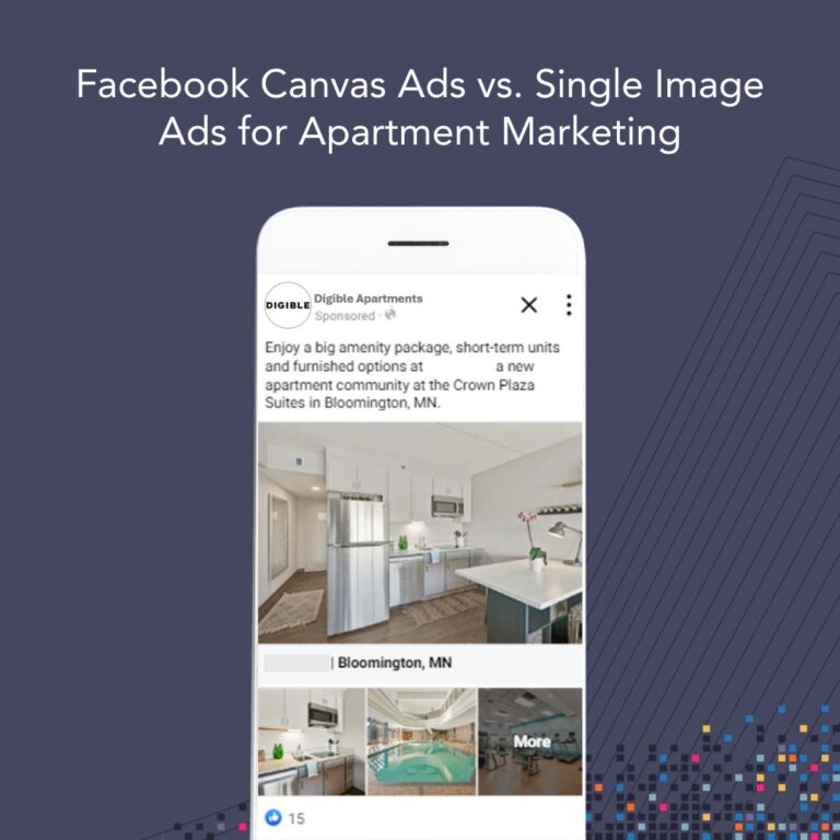 Facebook Canvas Ads vs. Single Image Ads for Apartment Marketing